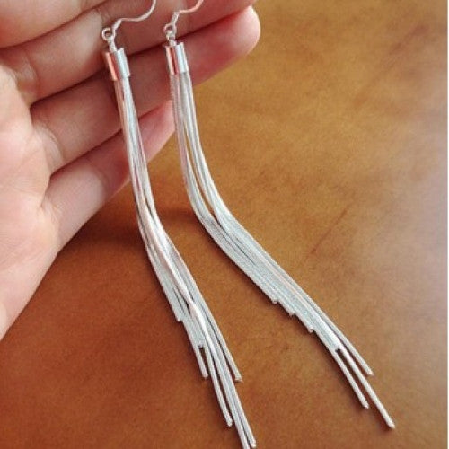 2015 long tassel earrings for women jewelry