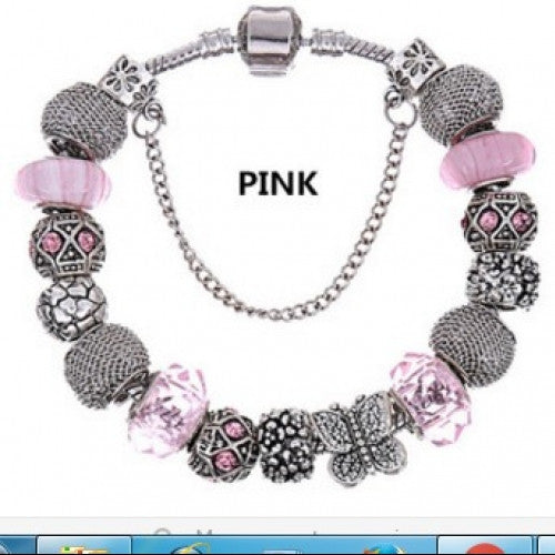 wholesale european charm beads fit pandora bracelets for women with a gift bag - Top quality summer style